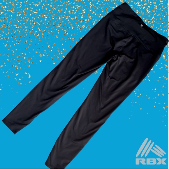 RBX Jet Black Performance Leggings - Picture 4 of 9